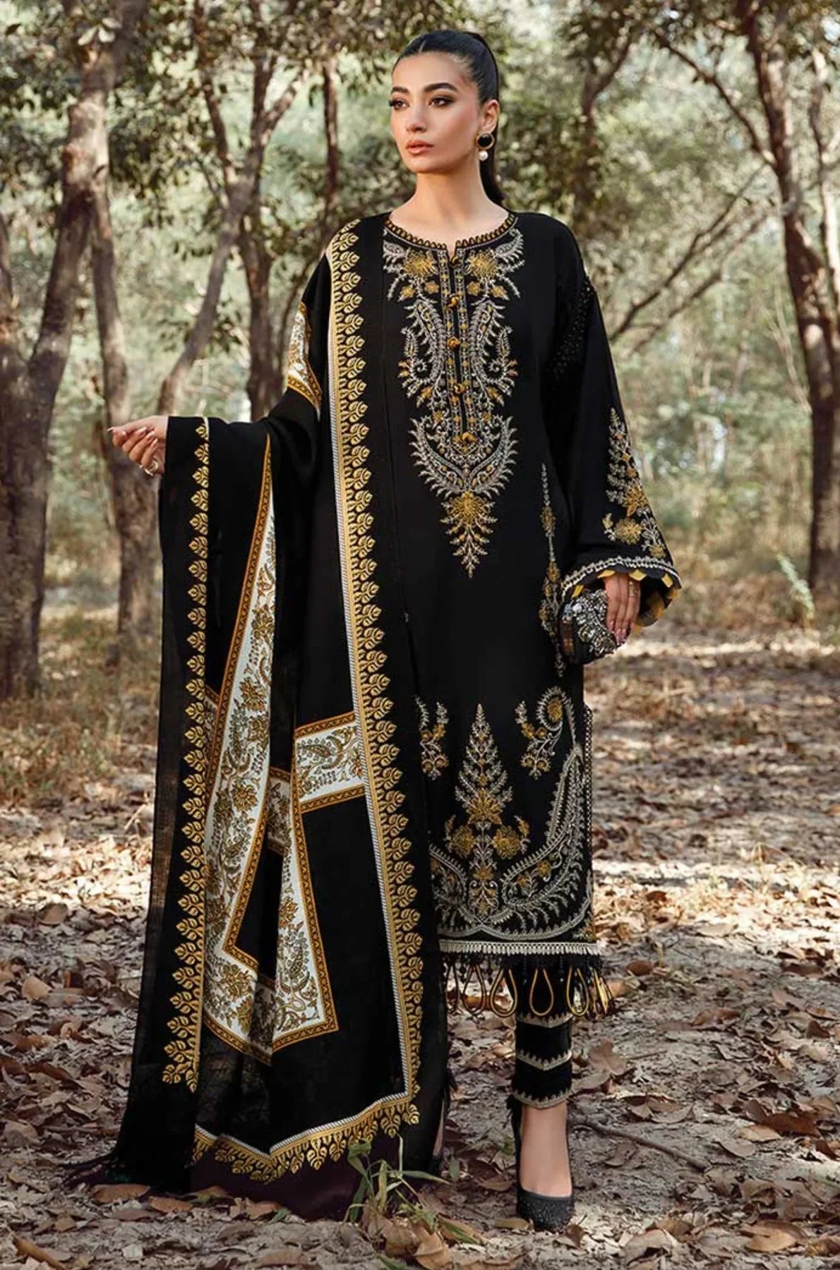 Maria B Lawn 3PC Embroidered-KSH5042