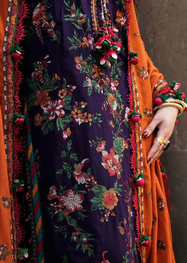 ZARA SHAHJAHAN DHANAK EMBROIDERY DRESS 3 PIECE-KSH5050