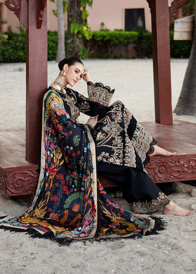 Kanwal Malik - 3PC DHANAK DRESS WITH PRINTED DHANAK SHAWL-KSH5089