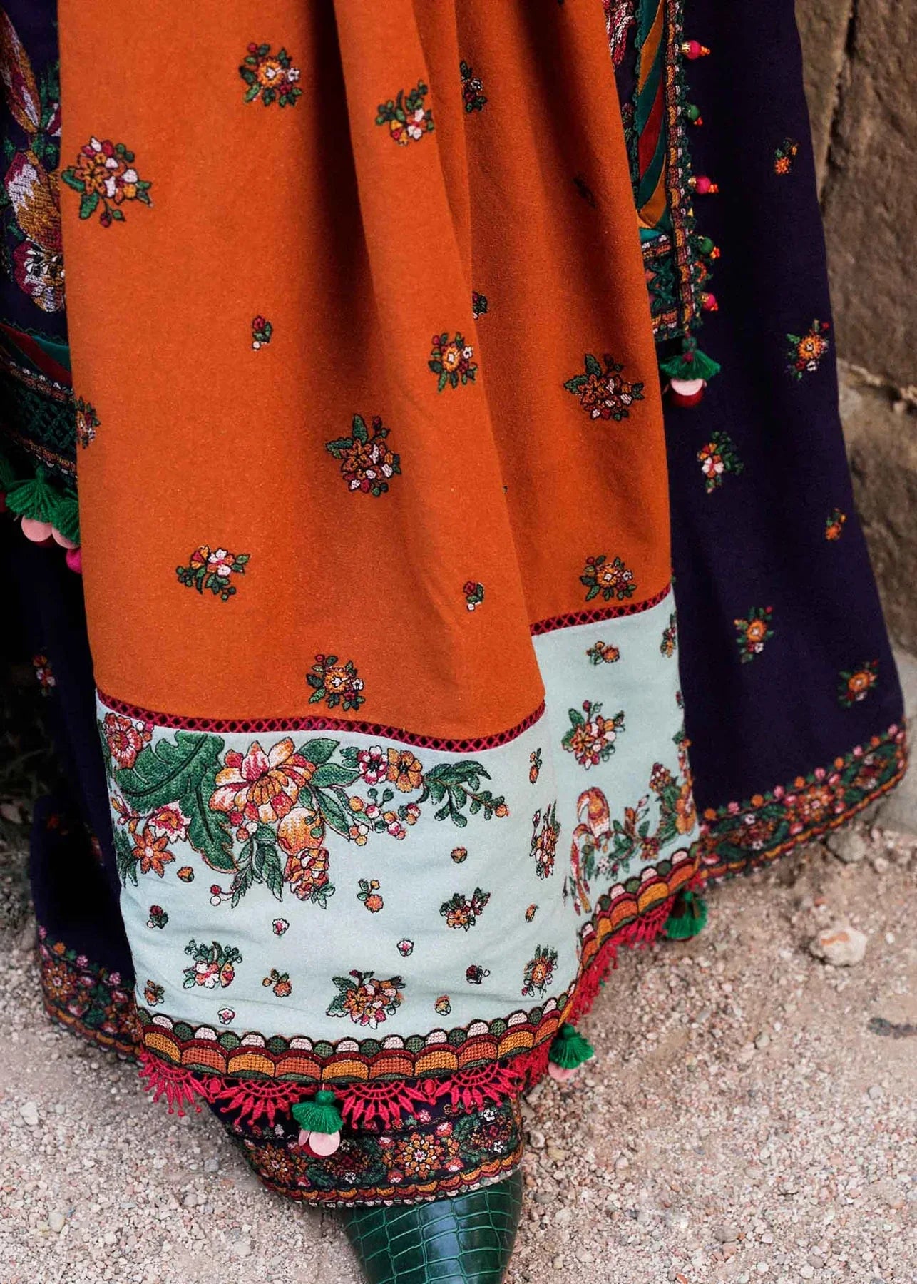 ZARA SHAHJAHAN DHANAK EMBROIDERY DRESS 3 PIECE-KSH5050