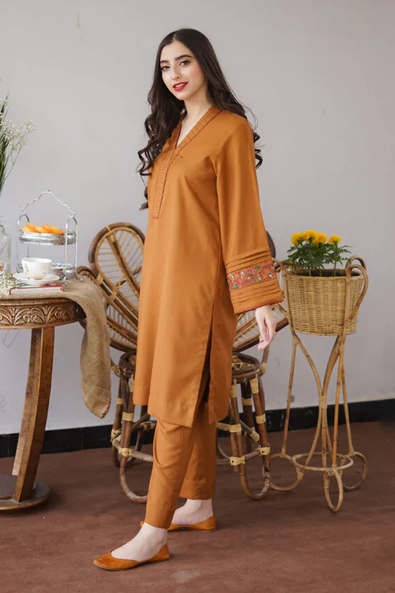 Asling - Wool Marina 3PC EMBROIDERED -KSH5060