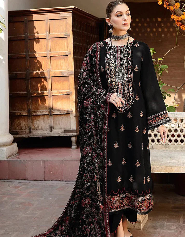 Asim Jofa - WOOL MAREENA 3PC EMBROIDERED -KSH5007