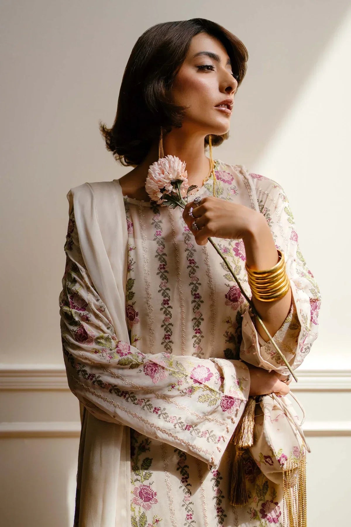 Zara Shahjahan - Wool Marina 3PC EMBROIDERED -KSH5004