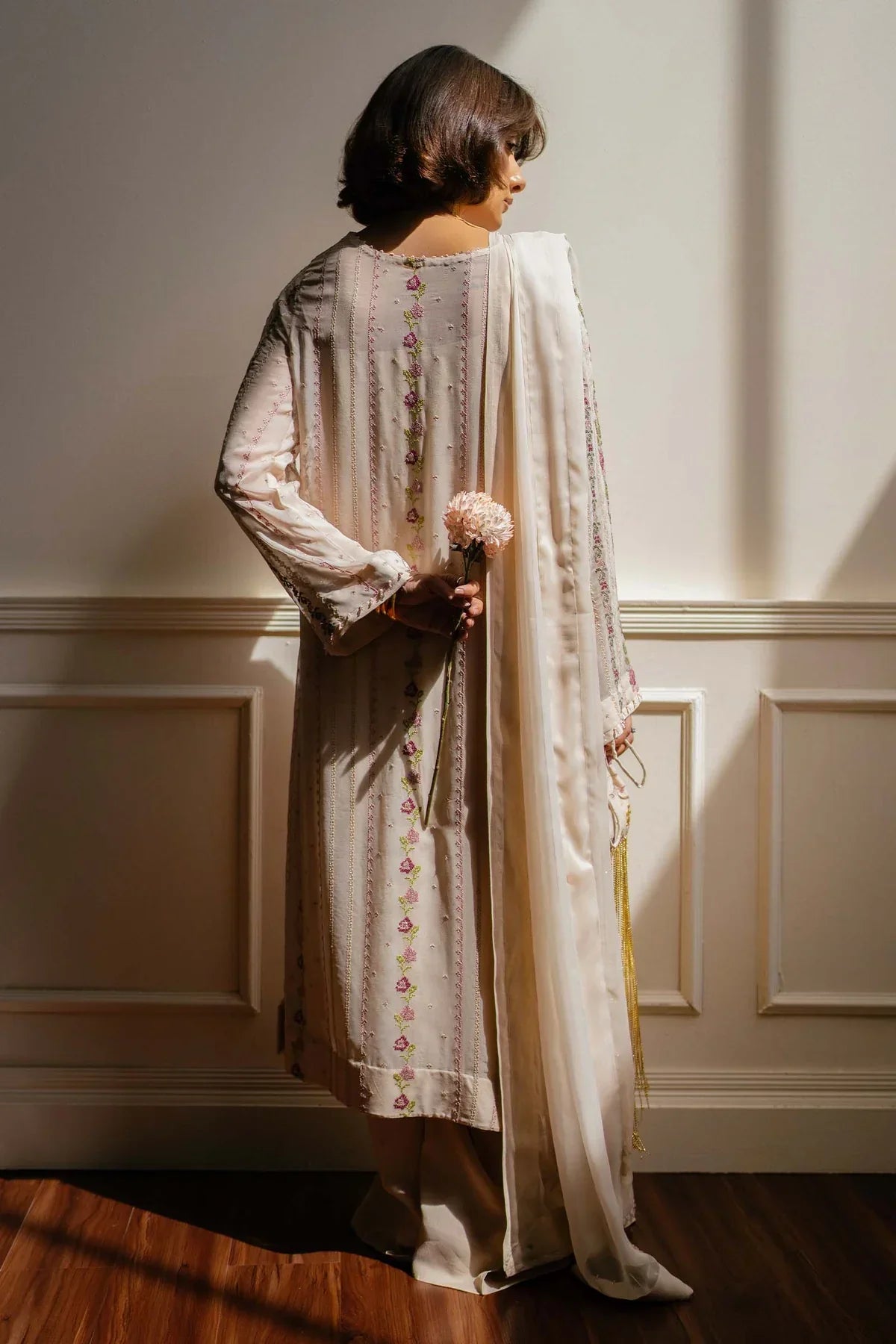 Zara Shahjahan - Wool Marina 3PC EMBROIDERED -KSH5004