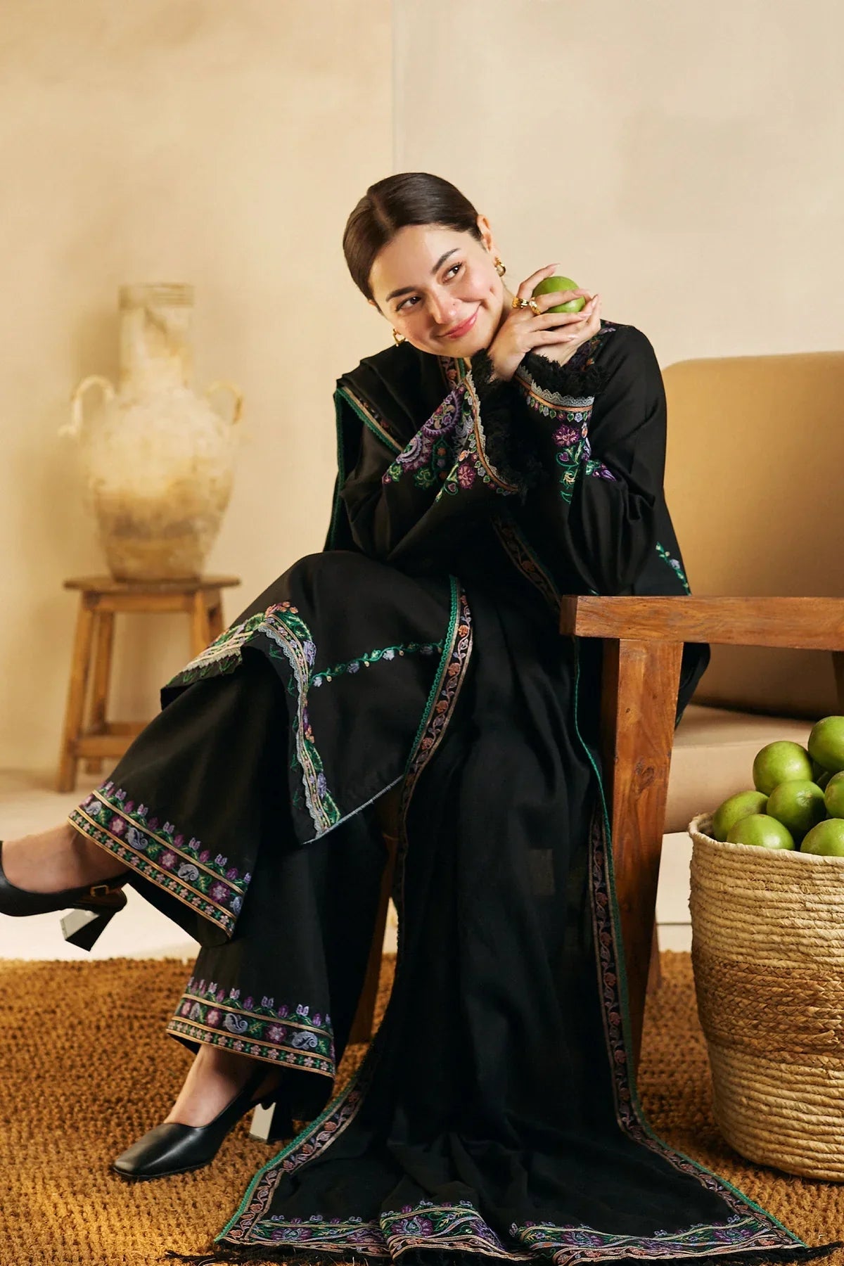 Zara Shahjahan - WOOL MAREENA 3PC EMBROIDERED -KSH5027