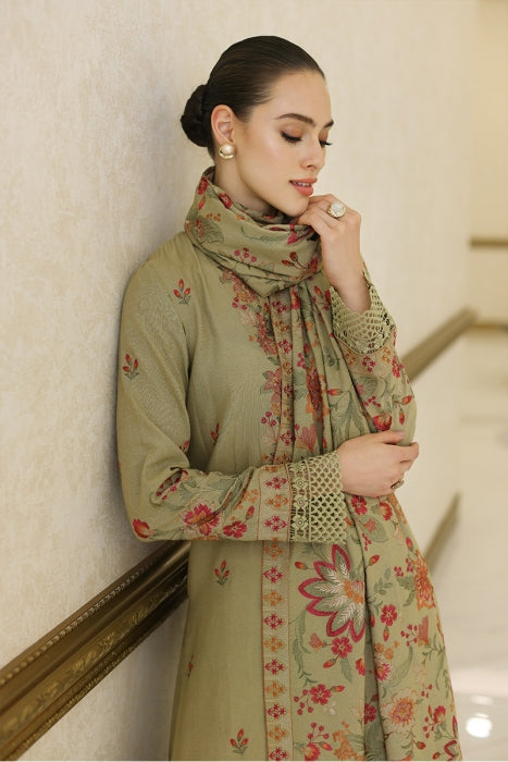 Bareeze Dhanak 3PC Embroidered With Dhanak Shawl -KSH563