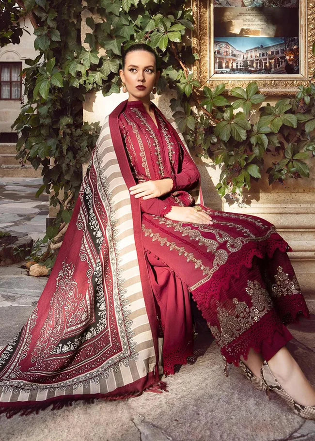 MARIA B - 3PC DHANAK EMBROIDERED -KSH5044